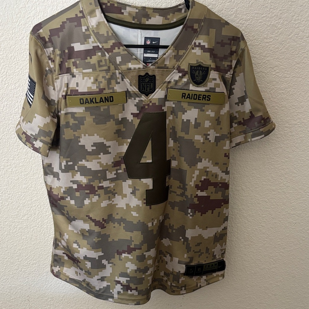 Oakland Raiders Camo Jersey